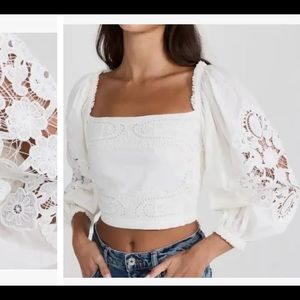 Farm Rio Lace Blouse